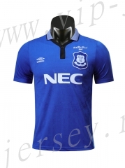 Retro Version 95 Everton Home Blue Thailand Soccer Jersey AAA-710