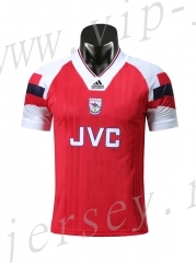 Retro Version 92-93 Arsenal Home Red Thailand Soccer Jersey AAA-710
