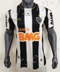 Retro Version 2013 Atlético Mineiro Home Black&White Thailand Soccer Jersey AAA-416
