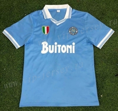 Retro Version 86-87 Napoli Home Blue Thailand Soccer Jersey AAA-503