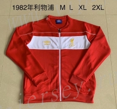 Retro Version 1982 Liverpool Red Thailand Soccer Jacket-AY