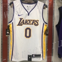 Los Angeles Lakers White #0 NBA Jersey-311