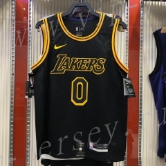 Snakeskin Version Los Angeles Lakers Black #0 NBA Jersey-311