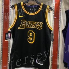 Snakeskin Version Los Angeles Lakers Black #9 NBA Jersey-311