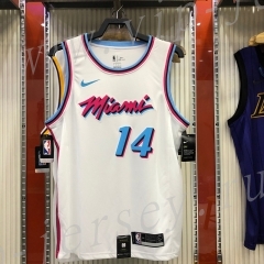 Miami Heat White #14 NBA Jersey-311