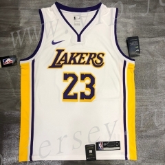 Los Angeles Lakers White #23 NBA Jersey-311