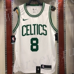 Boston Celtics White #8 NBA Jersey-311