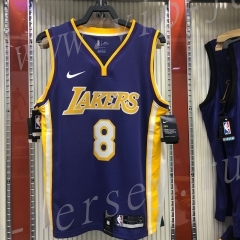 Los Angeles Lakers Purple #8 NBA Jersey-311