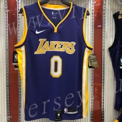 Los Angeles Lakers Purple #0 NBA Jersey-311