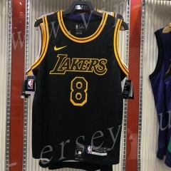 Snakeskin Version Los Angeles Lakers Black #8 NBA Jersey-311