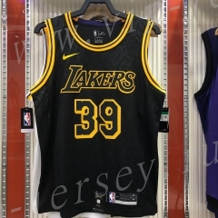 Snakeskin Version Los Angeles Lakers Black #39 NBA Jersey-311