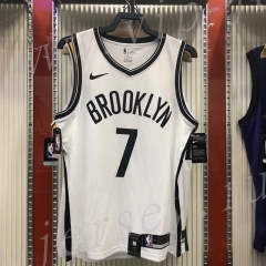 Brooklyn Nets White #7 NBA Jersey-311