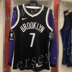 Brooklyn Nets Black #7 NBA Jersey-311