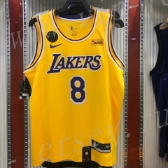 Los Angeles Lakers Yellow #8 NBA Jersey-311
