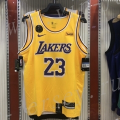Los Angeles Lakers Yellow #23 NBA Jersey-311