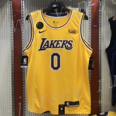 Los Angeles Lakers Yellow #0 NBA Jersey-311