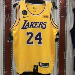 Los Angeles Lakers Yellow #24 NBA Jersey-311