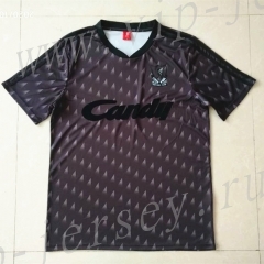 Retro Version 1989 Liverpool 2nd Away Black&Gray Thailand Soccer Jersey AAA-422