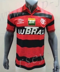 100th Commemorative Edition Flamengo Red&Black Thailand Soccer Jersey AAA-416