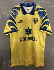 Retro Edition 95-97 Parma Calcio Yellow Thailand Soccer Jersey AAA-811
