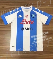 Retro Version 93-94 Napoli Blue&White Thailand Soccer Jersey AAA-417