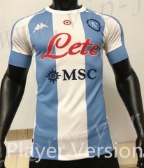Player Version Retro Version Napoli Home Blue&White Thailand Soccer Jersey AAA-CS