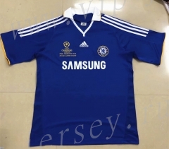 UEFA Champions League Retro Version 07-08 Chelsea Home Blue Thailand Soccer Jersey AAA-HR