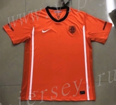Retro Version 2010 Netherlands Home Orange Thailand Soccer Jersey AAA-HR