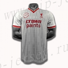 Retro Version 86 Liverpool Away White Thailand Soccer Jersey AAA-c1046