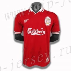 Retro Version 1996-1997 Liverpool Home Red Thailand Soccer Jersey AAA=c1046