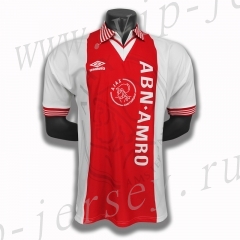 Retro Version 95-96 Ajax Home Red Thailand Soccer Jersey AAA-c1046
