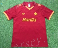 Retro Version 92-94 Roma Home Red Thailand Soccer Jersey AAA-503
