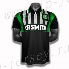 Retro Version 94-96 Celtic Away Black&Green Thailand Soccer Jersey AAA-C1046