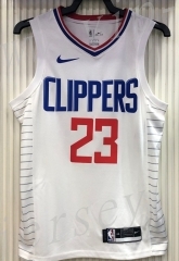 Season 20 Los Angeles Clippers Printing White #23 NBA Jersey
