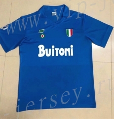 Retro Version 87-88 Napoli Home Blue Thailand Soccer Jersey AAA-HR