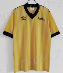 Retro Version 83-86 Season Arsenal away yellow Thailand Soccer Jersey AAA-c1046