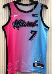 21 season Miami Heat City Edition Gradient #7 NBA Jersey-311