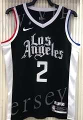 21 Season City Edition Los Angeles Clippers Black #2 NBA Jersey-311