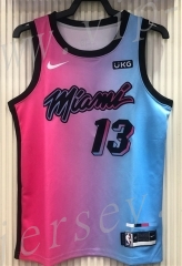 21 season Miami Heat City Edition Gradient #13 NBA Jersey-311