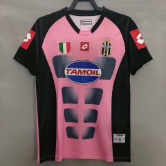 Retro Version 02-03 Juventus Pink&Black  Thailand Soccer Jersey AAA-811