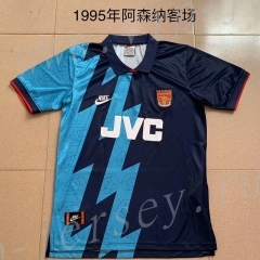 Retro Version 95 Arsenal Away Blue&Black Thailand Soccer Jersey AAA-XY