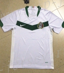 Retro Version 2006 Mexico Away White Thailand Soccer Jersey-HR