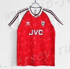 Retro Version 90-92 Arsenal Home Red Thailand Soccer Jersey AAA-c1046