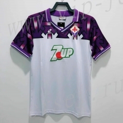 Retro Version 1992-1993 Fiorentina Away Purple Thailand Soccer Jersey AAA-811