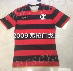 Retro Version 2009 Flamengo Home Red&Black Thailand Soccer Jersey AAA-826