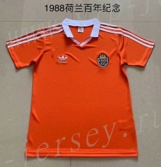 Centennial Edition 1988 Netherlands  Orange Thailand Soccer Jersey AAA-XY