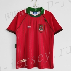 Retro version 94-96 Wales Home Red Thailand Soccer Jersey AAA-c1046