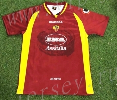 Retro Version 97-98 Roma Home Red Thailand Soccer Jersey AAA-503