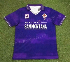 Retro Version 94-95 Fiorentina Home Purple Thailand Soccer Jersey AAA-503