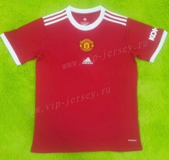 Retro Version Manchester United Home Red Thailand Soccer jersey AAA-c2128